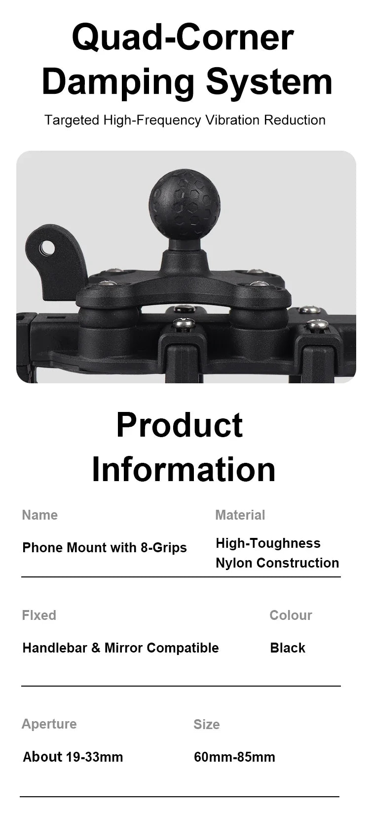 Wireless Charging Phone Mount – 15W, 33W Type-C