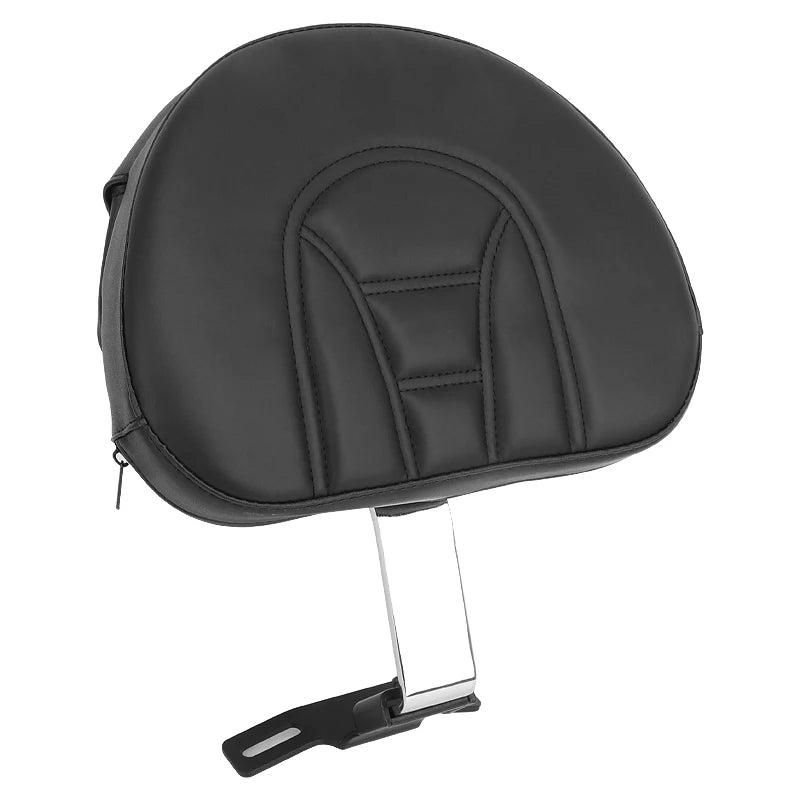 Motorcycle Adjustable Plug In Driver Backrest Rider Sissy Bar Pad For Harley Dyna Softail Electra Road Street Glide Road King