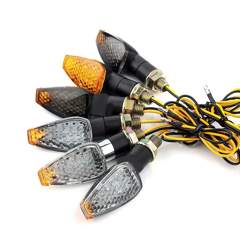 LED Turn Signal Bulbs – 12V Amber 10mm Universal Motorcycle Indicator