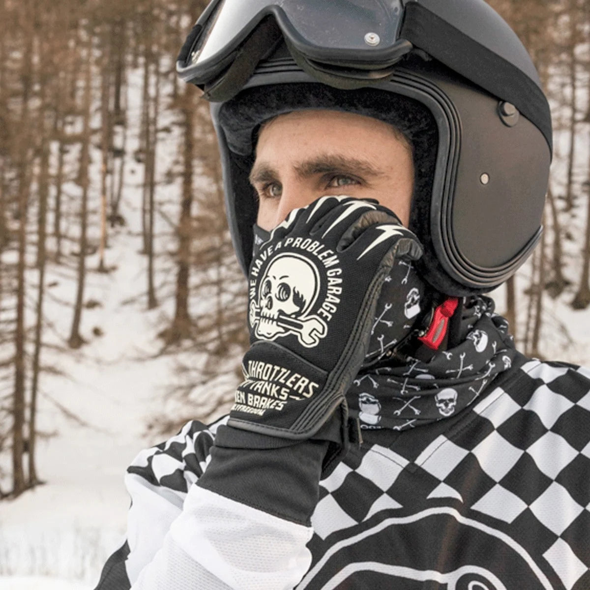 Hard Shell Riding Gloves