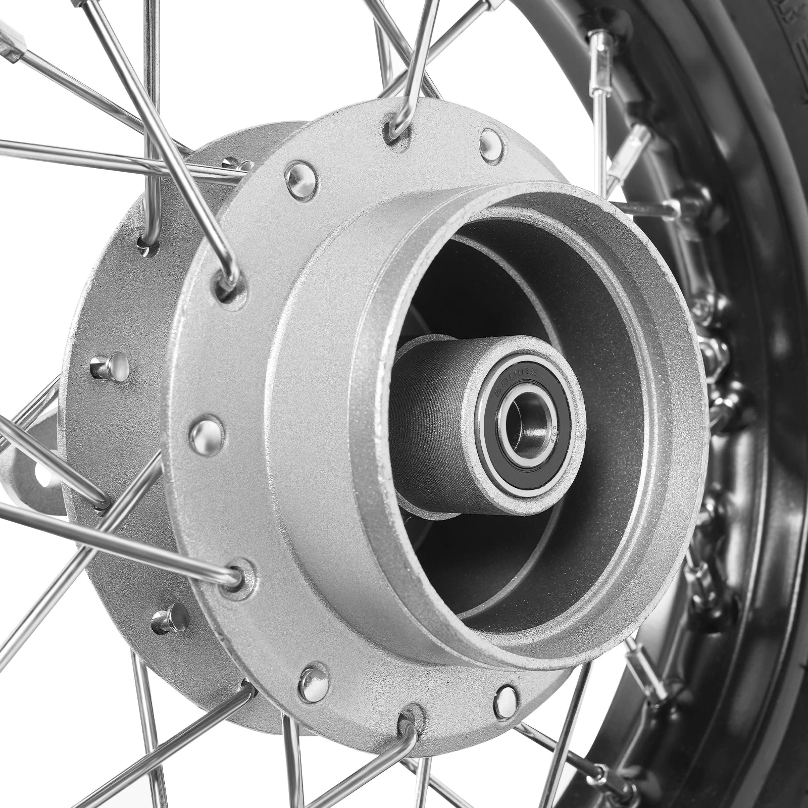 Dirt Bike Tires – 2.50-10 Front & Rear Wheel Rim Tire Assembly