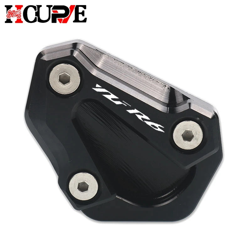 Motorcycle CNC Kickstand Foot Side Stand Extension Pad Support Plate Enlarge Stand For YZF-R6 YZFR6 YZF R6 2006-2016 – HICurves CNC Aluminum Blue Red Gold Black Titanium