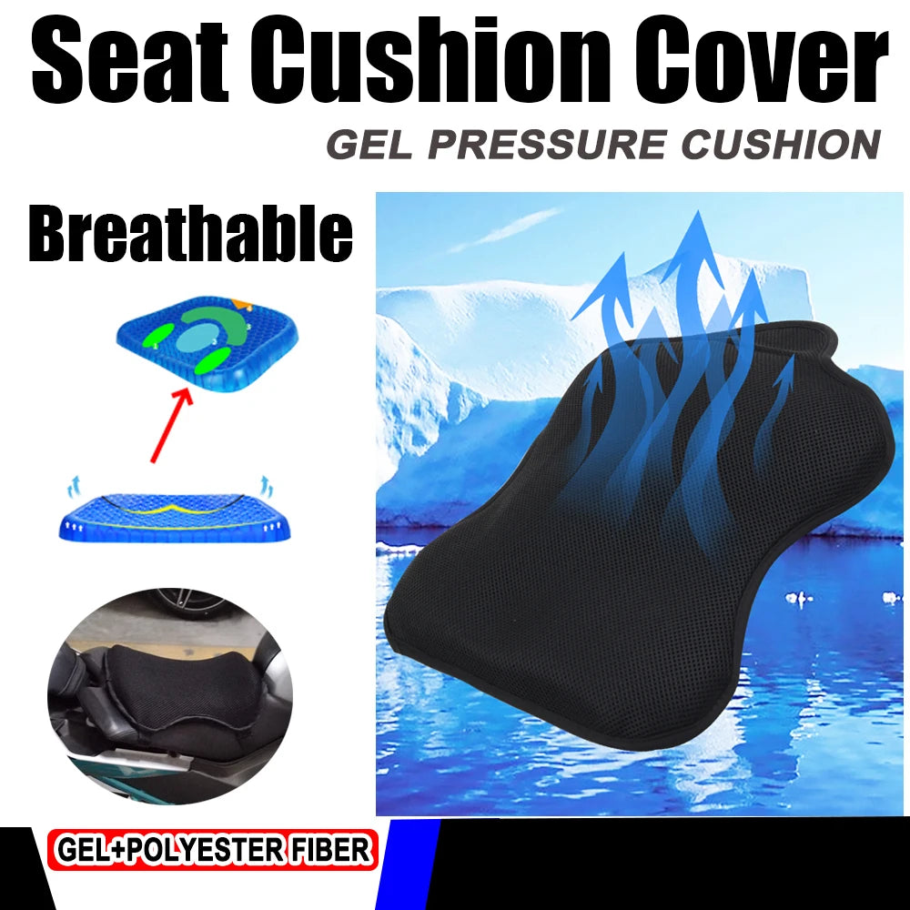Gel Seat Cushion Cover Pressure Relief Pad For HONDA NC750X NC750S NC700X NC700S NC750 NC700 NC 750 700 X S 750X Accessories