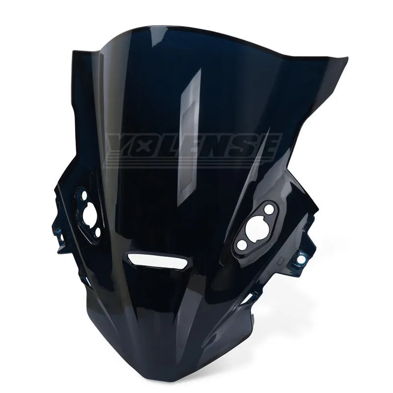 Fit for CFMOTO 675SR 675SR-R 675 SR SRR Motorcycle Accessories Windscreen Wind Deflectors Double Bubble Windshield Screen – YOLENSE ABS Plastic With YLS / NO LOGO Black Gray Light Gray