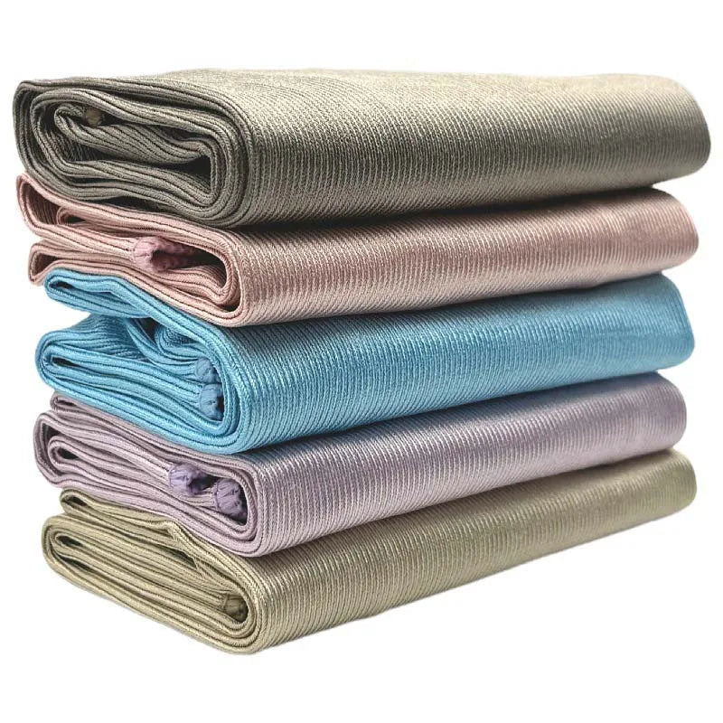 Multi-Colour Vertical Stripe Microfiber