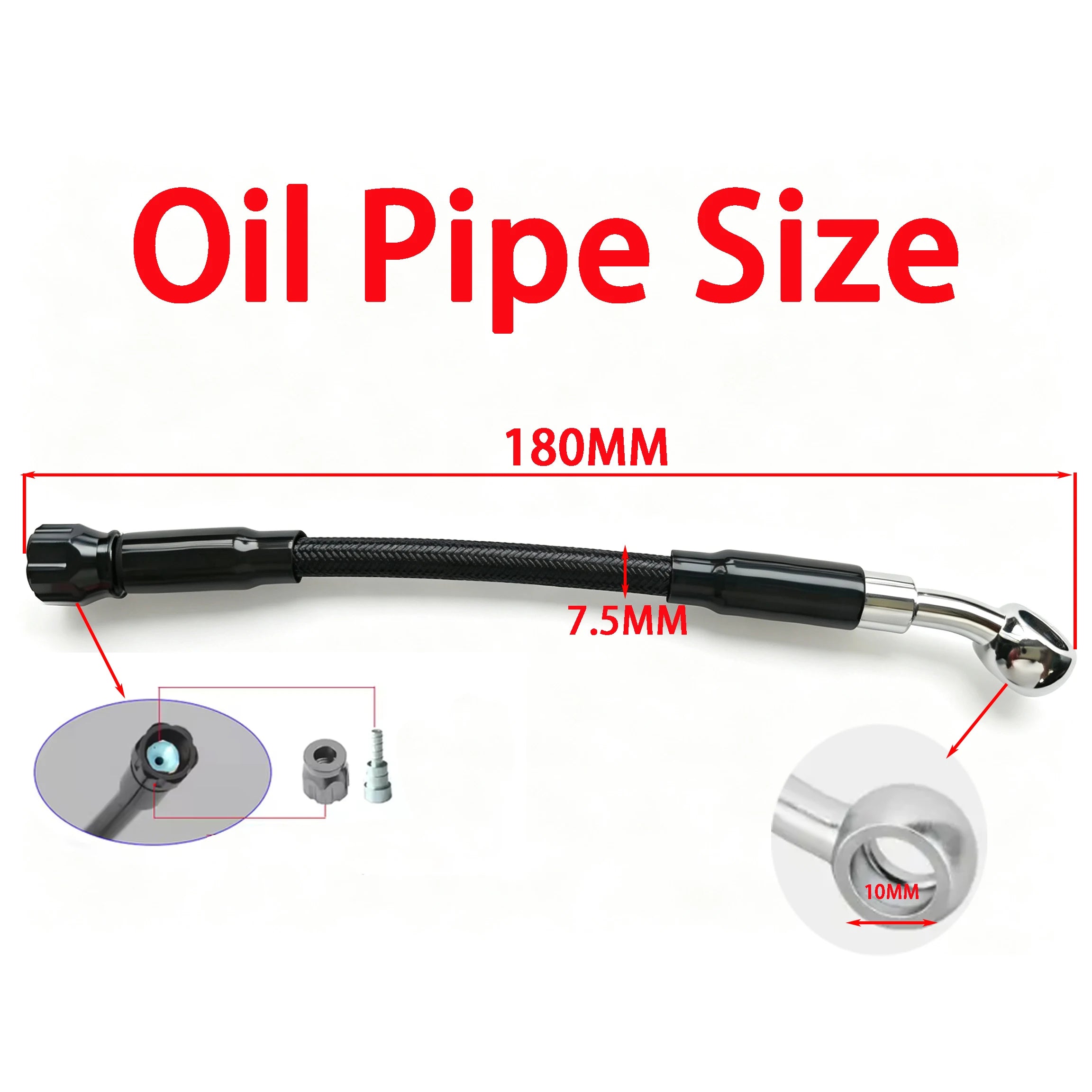 Universal Motorcycle AN3 Aluminum Caliper Brake Line Hose Adapter – Brake Line Tools – Quick Disconnect Brake Hose Oil Breaker Connector – 7075 CNC – Yamaha Honda Kawasaki Suzuki BMW Ducati – from $12