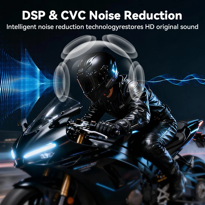 XGP X1 Motorcycle Bluetooth Headset – Voice Control & Auto Call Answer
