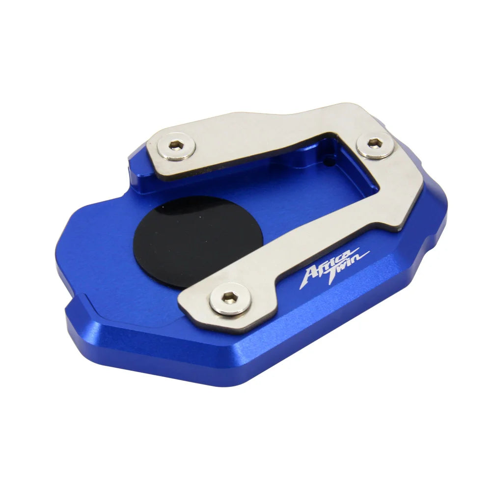 For Honda CRF1100L CRF 1100 L L4 Africa Twin 2020-2025 Motorcycle CNC Kickstand Foot Side Stand Extension Support Enlarge Plate – Otilli 6061-T6 Billet Aluminium CNC Black Blue Red