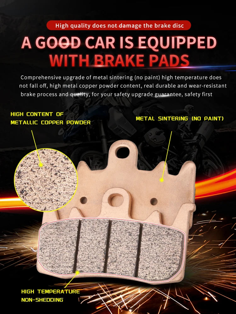 Sintered Metal Brake Pads for BMW R1200GS R1200RT R1250R R1250RT R1250SE R1250LE R1250GS ADV – Brake Pad Tools – Front / Rear – from $18