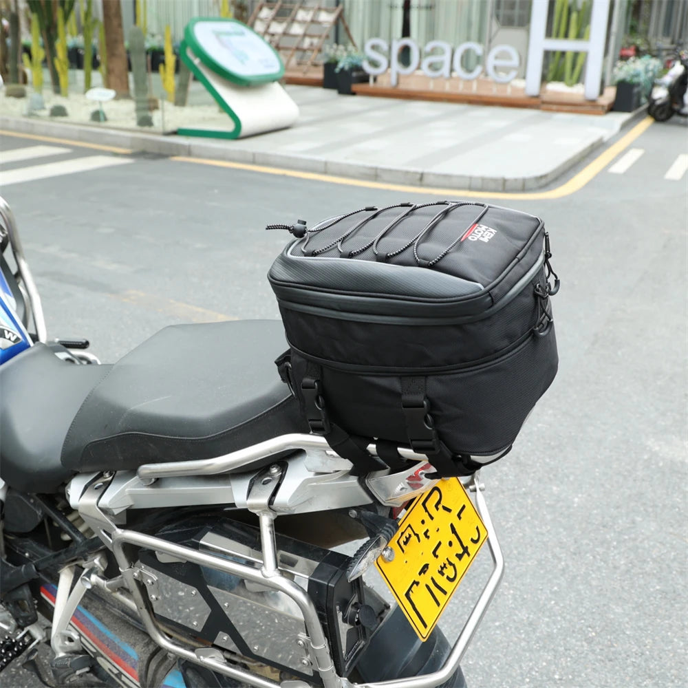 Motorcycle Backpack – KEMIMOTO Waterproof 7L–12L Expandable Riding Bag