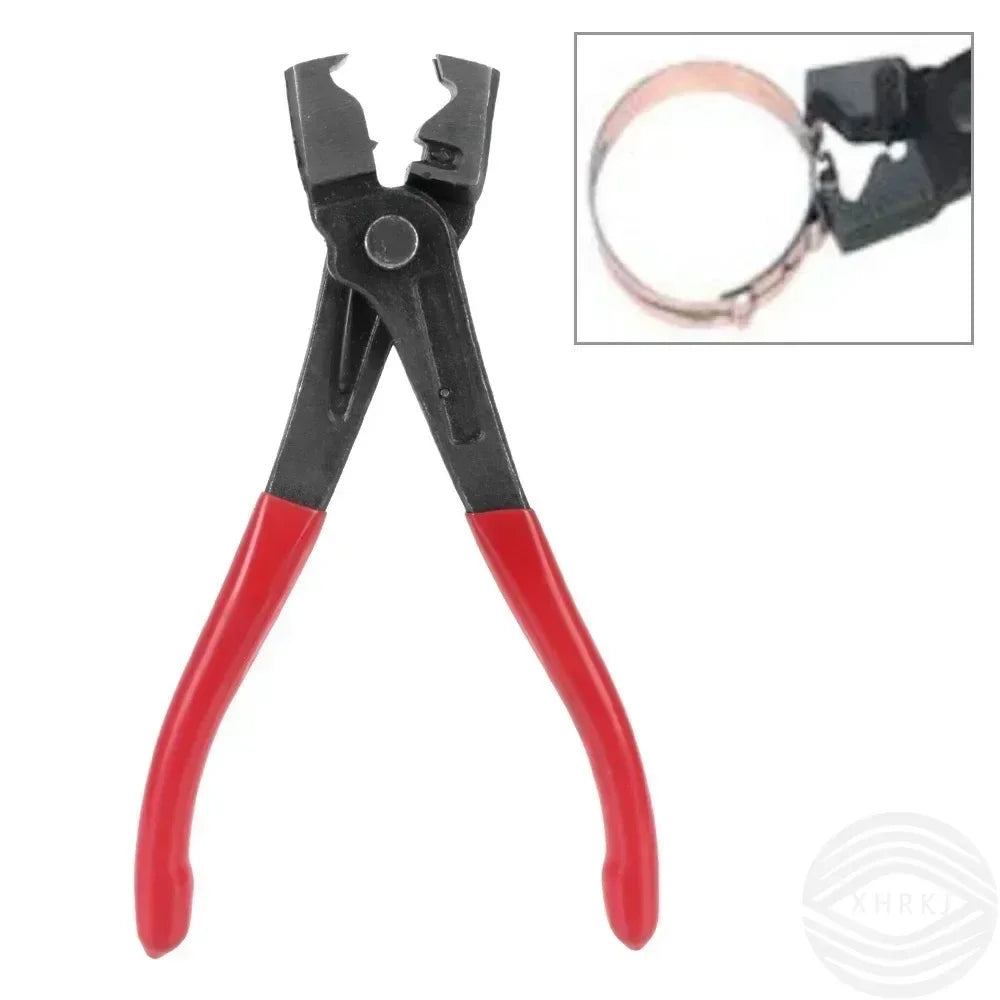 Car Oil Hose Crimping and Pinch Pliers – Brake Line Tools – Fuel Line Water Pipe Brake Line and Radiator Hose Clamp Tool for Car and Motorcycle – Red – $16