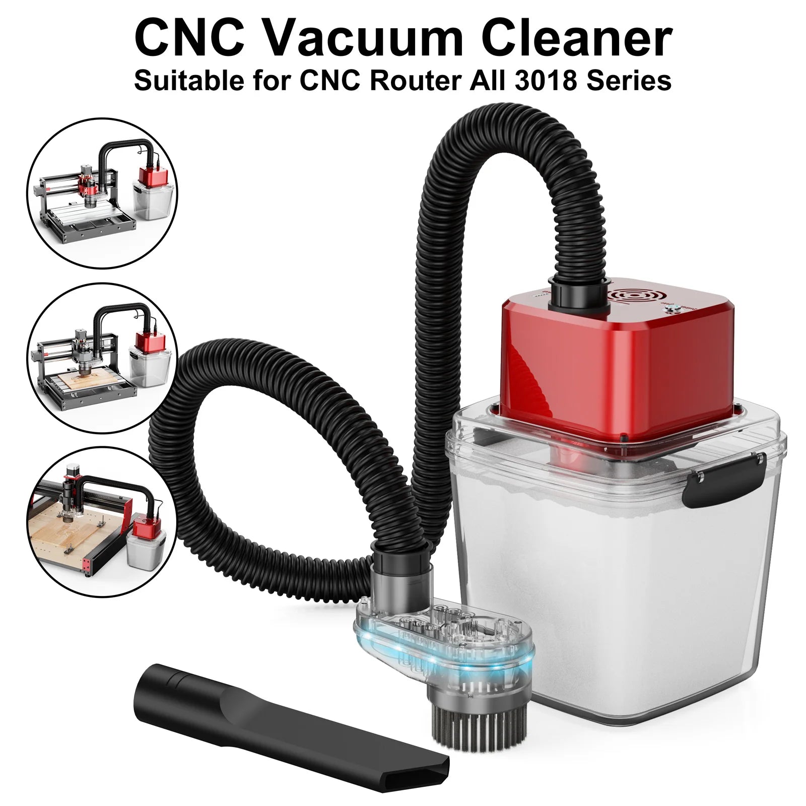 Vacuum Cleaner For CNC Router (Little Monster M1) Spindle Dust Collector for 775 Motor 500W Spindle TTC450 CNC Engraver Parts