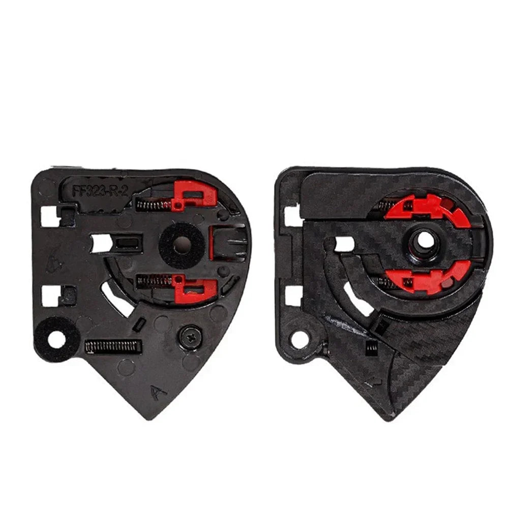 For LS2 FF390 FF397 FF801 FF323 1 Pair Motorcycle Helmet Visor Lock Base Windscreen Holder Base Shield Base Holder Replacement – ABS Army Green