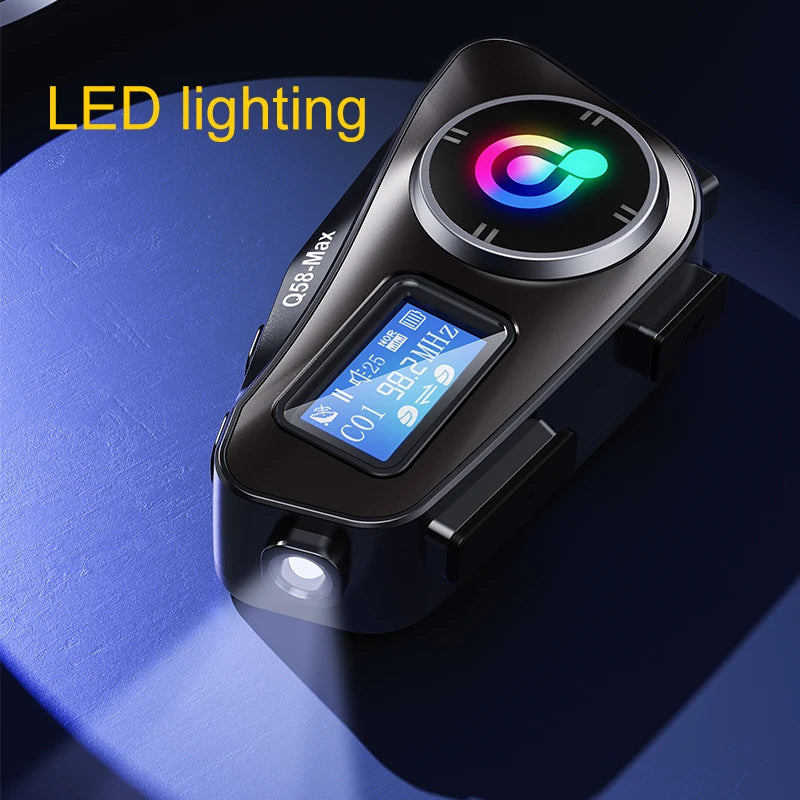 Q58 Max Motorcycle Bluetooth Intercom – 500m Helmet Communication