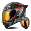 DOT Approved Modular Full Face Motorcycle Helmet – Flip-Up Dual Visor, All-Season