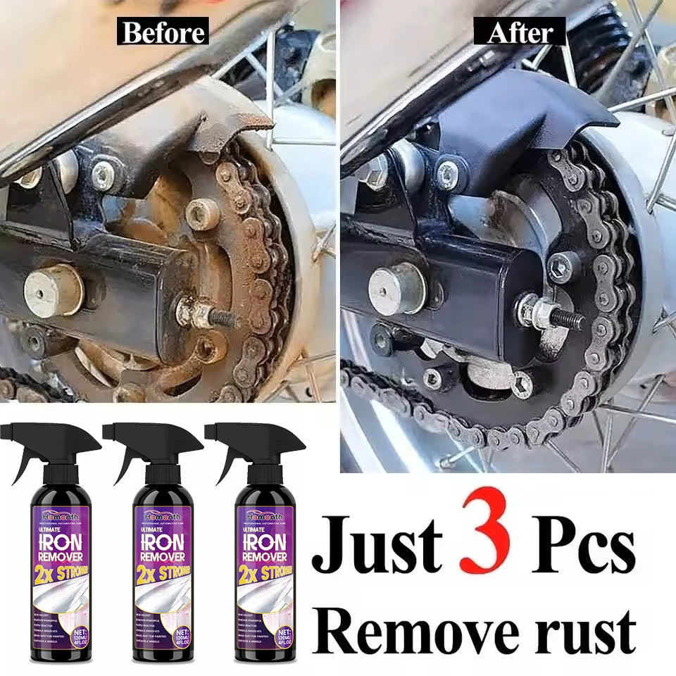 Car Cleaning Iron Remover and Rust Spray