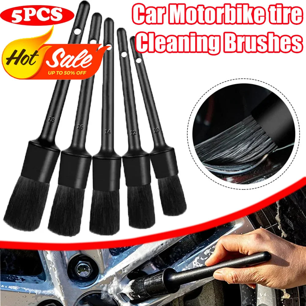5-Piece Motorcycle Tire and Air - a set