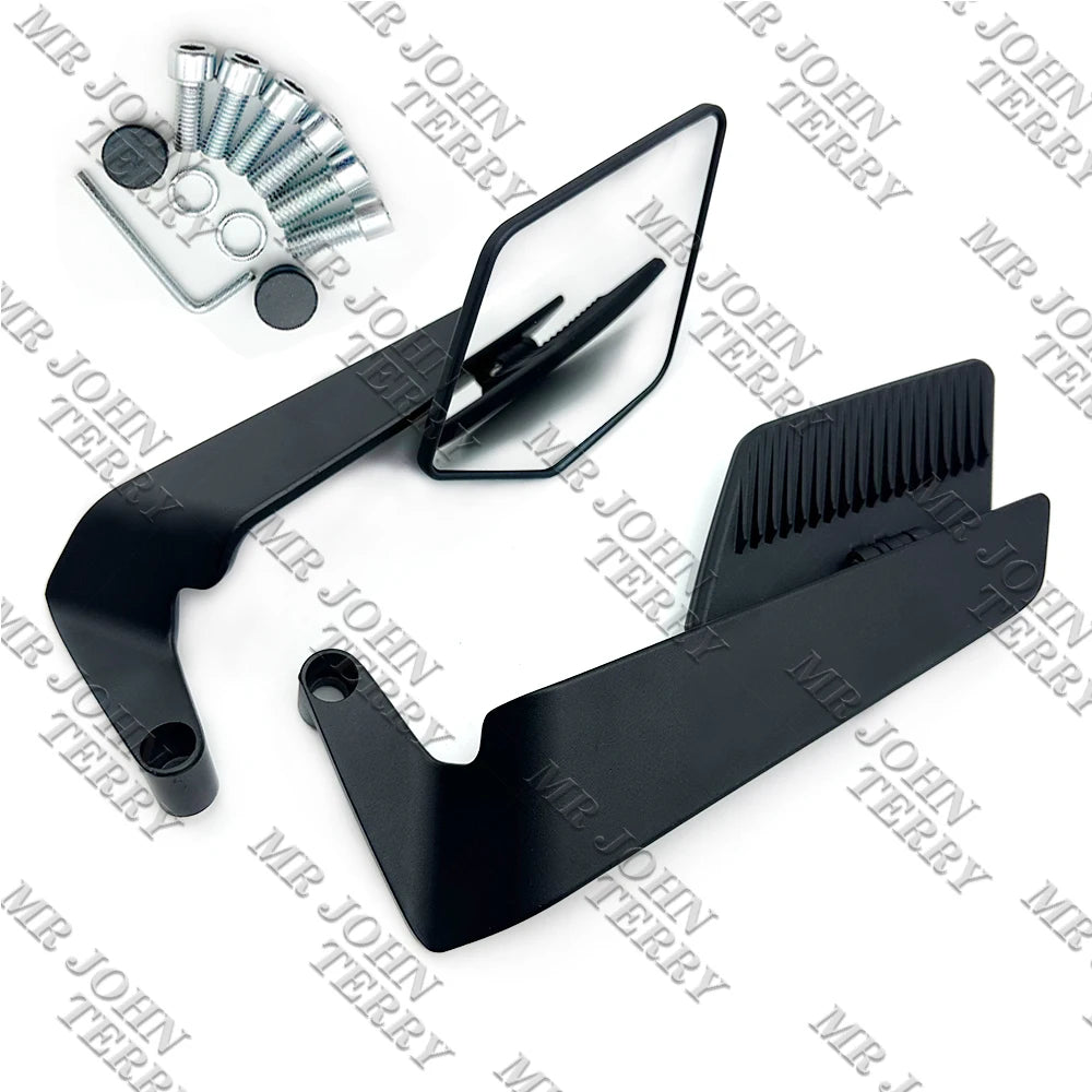 For YAMAHA MT 07 MT07 MT 09 MT09 SP MT 10 MT10 SP Motorcycle Mirrors Stealth Winglets Mirror Kits To Rotate Adjustable Mirrors