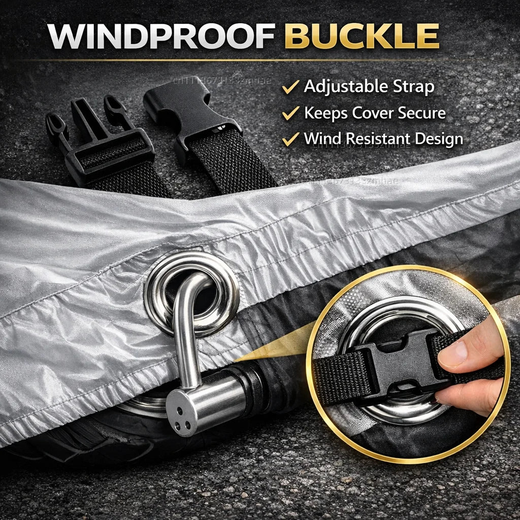 For Honda CB750 CB 750 Hornet 2023 Motorcycle Cover Waterproof Heavy Duty Outdoor Rain Dust Sun Protector – 190T Polyester PU Anti-UV Silver M-4XL