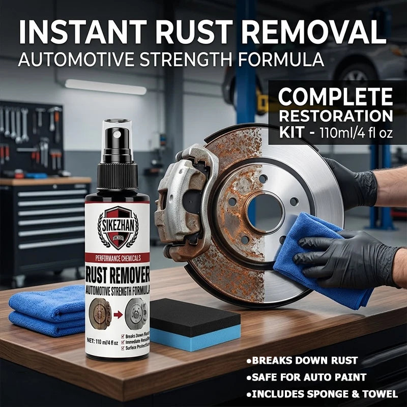 SIKEZHAN Car Rust Remover Spray Kit