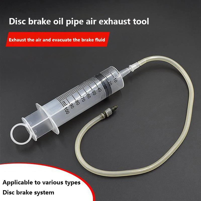 Motorcycle Disc Brake Hose Air Bleeding Tool – Brake Bleeding Tools Hydraulic Fluid Brake Pump Caliper Repair Vacuum Injector – 60ml / 100ml – $20