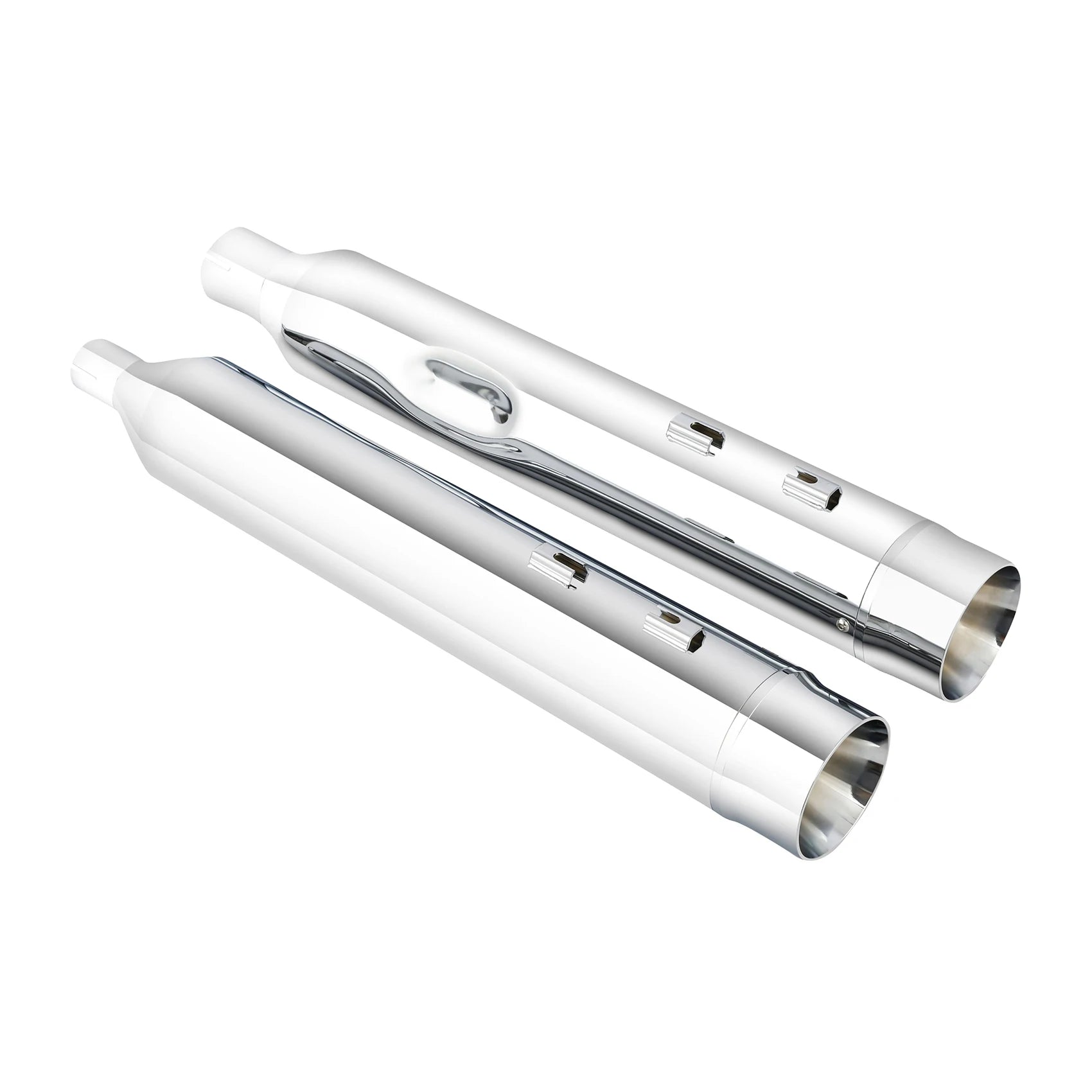 4.33" Megaphone Slip-On Exhaust Pipes For Harley Touring Street Electra Glide Road King 2017-2025 Motorcycle