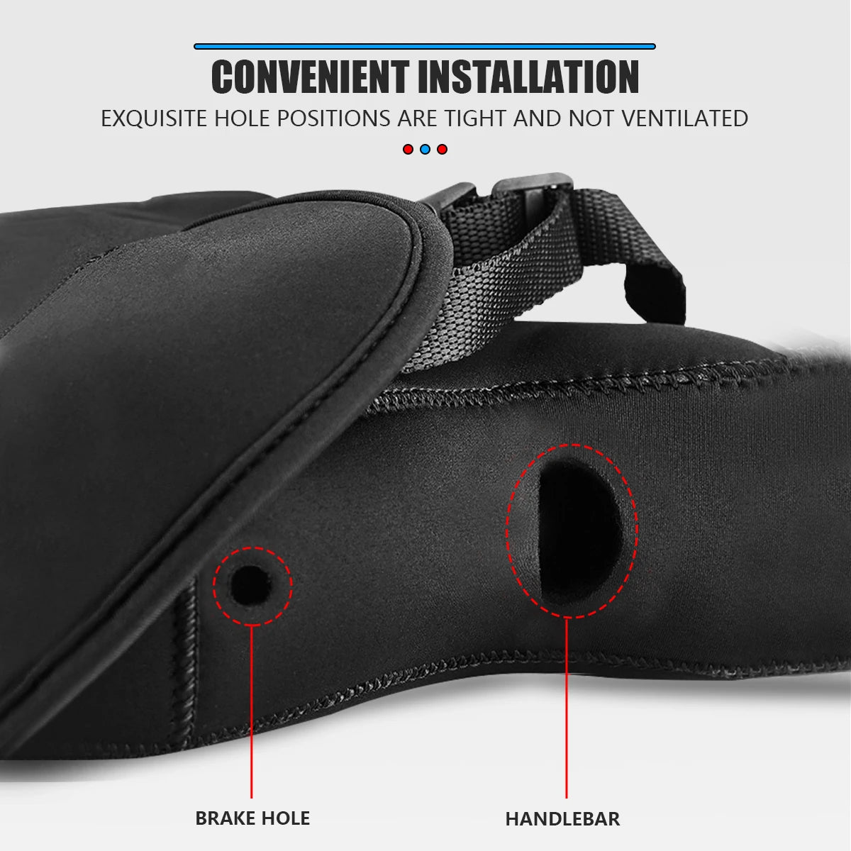 Maroen Handlebar Muffs Winter Waterproof