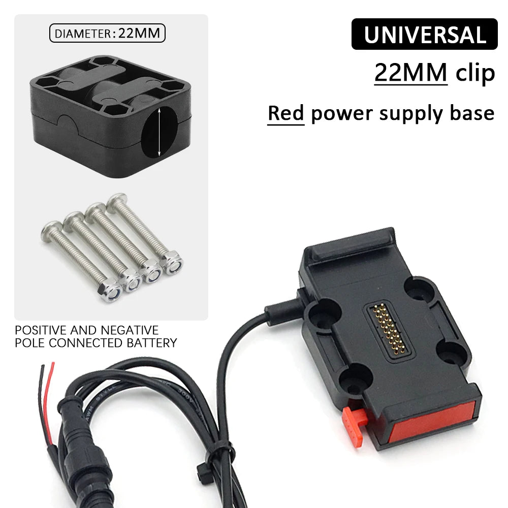 New Motorcycle Wireless Charger Navigation bracket Fast charge For Kawasaki Versys 650 For Yamaha Tracer 7 Universal GPS bracket
