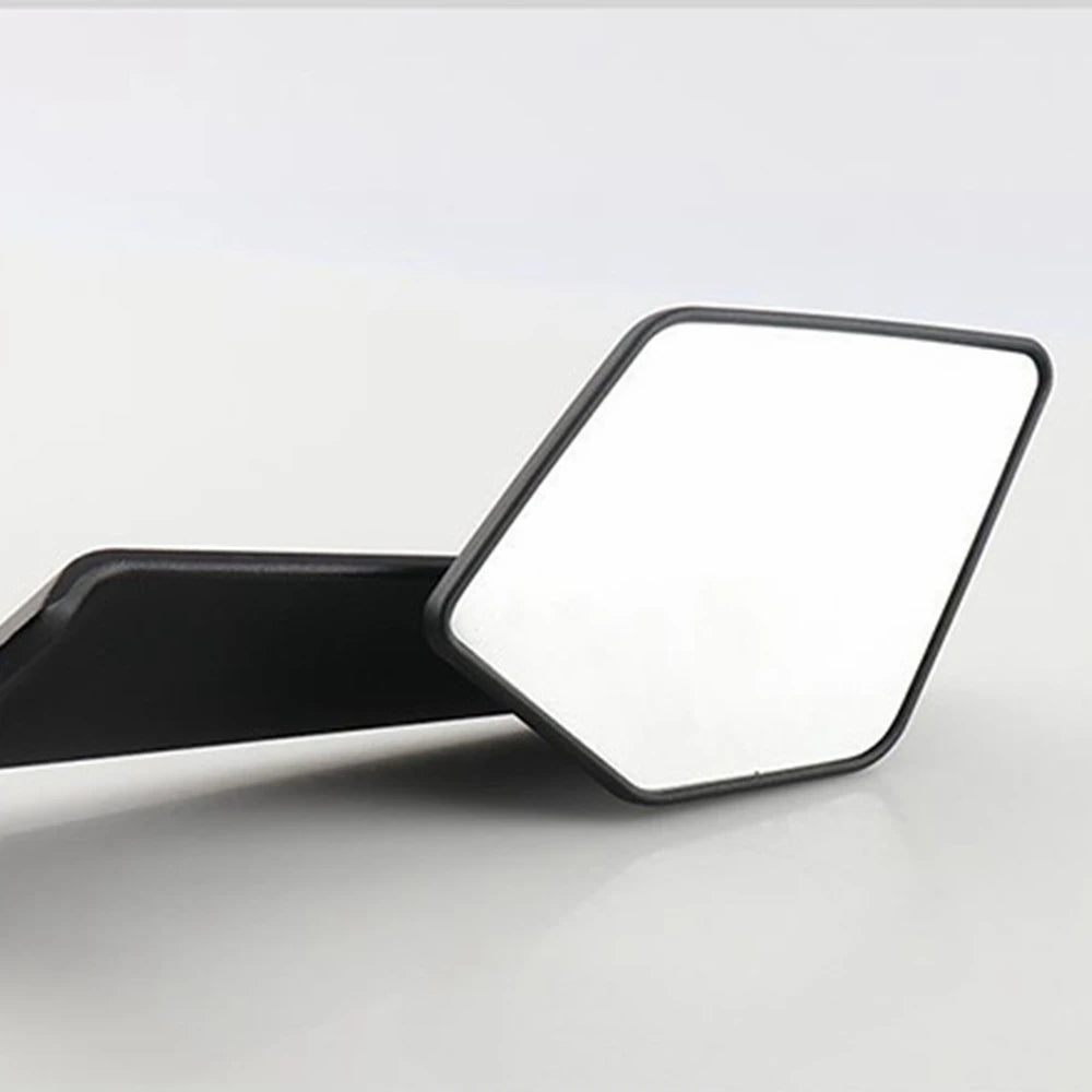 HVLMHA Yamaha MT-07 MT-09 MT-10 Stealth Winglet Rotatable Motorcycle Mirror CNC Aluminium Adjustable Rearview Motorcycle Mirror Kit 2021-2023