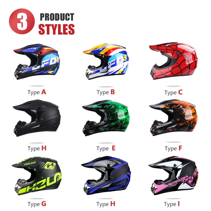 Full Face Motocross Helmet – MTB, Off-Road, Racing & Downhill Riding