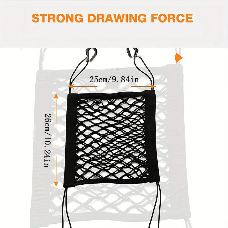 Cargo Net – Double Layer Motorcycle Helmet Storage Bungee Net