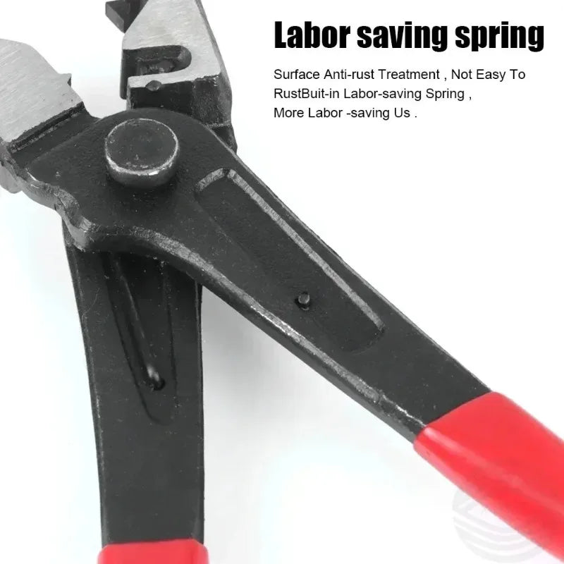 Car Oil Hose Crimping and Pinch Pliers – Brake Line Tools – Fuel Line Water Pipe Brake Line and Radiator Hose Clamp Tool for Car and Motorcycle – Red – $16