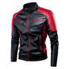 Motorcycle retro patch leather cool windproof jacket