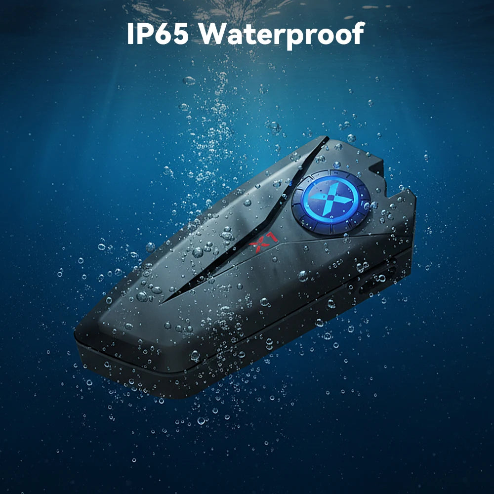 XGP X1 Motorcycle Bluetooth Headset – Voice Control & Auto Call Answer