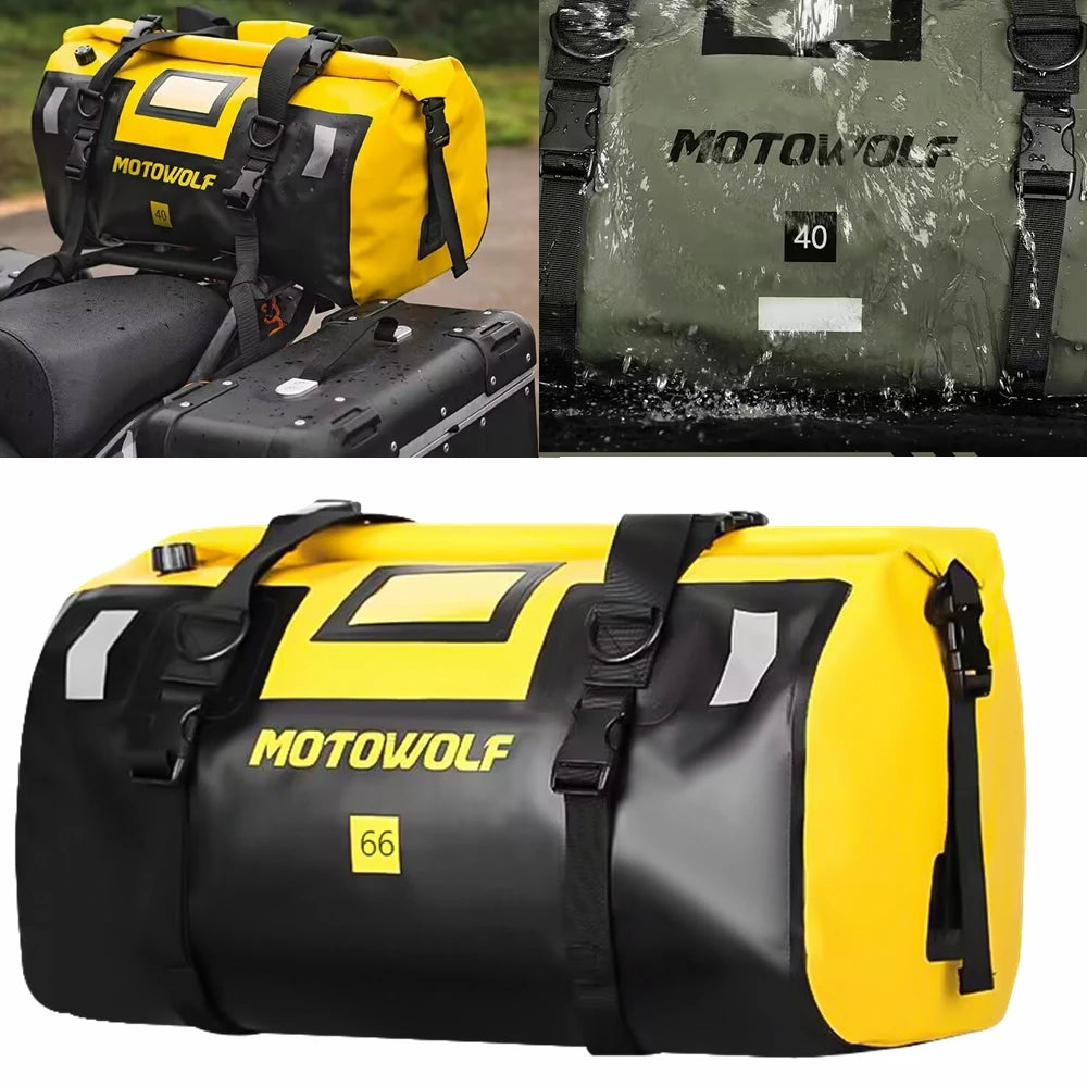 Motorcycle Backpack – Waterproof 20L/40L/66L Dry Travel Bag
