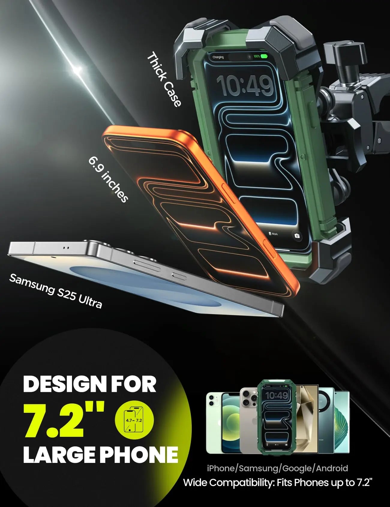 Vibration Dampening Phone Mount