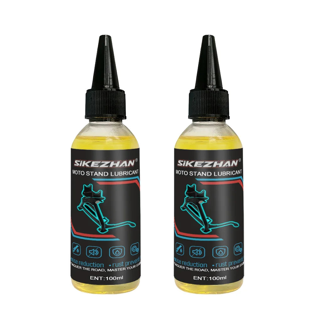 SIKEZHAN Motorcycle Chain & Stand Lubricating Oil – Refined Mineral Oil – Anti-Rust Noise-Reducing Anti-Wear – Side Stand Center Stand Bicycle Chain – 100ml / 200ml – $20