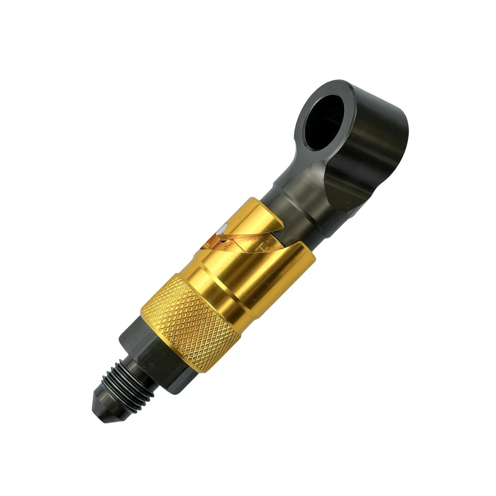 AN3 Brake Line Quick Disconnect Coupler – Brake Line Tools – Non-Spill Shut-Off Valve for Brake Fluid Change – 7075 Aluminium – Universal Motorcycle and Car – from $14