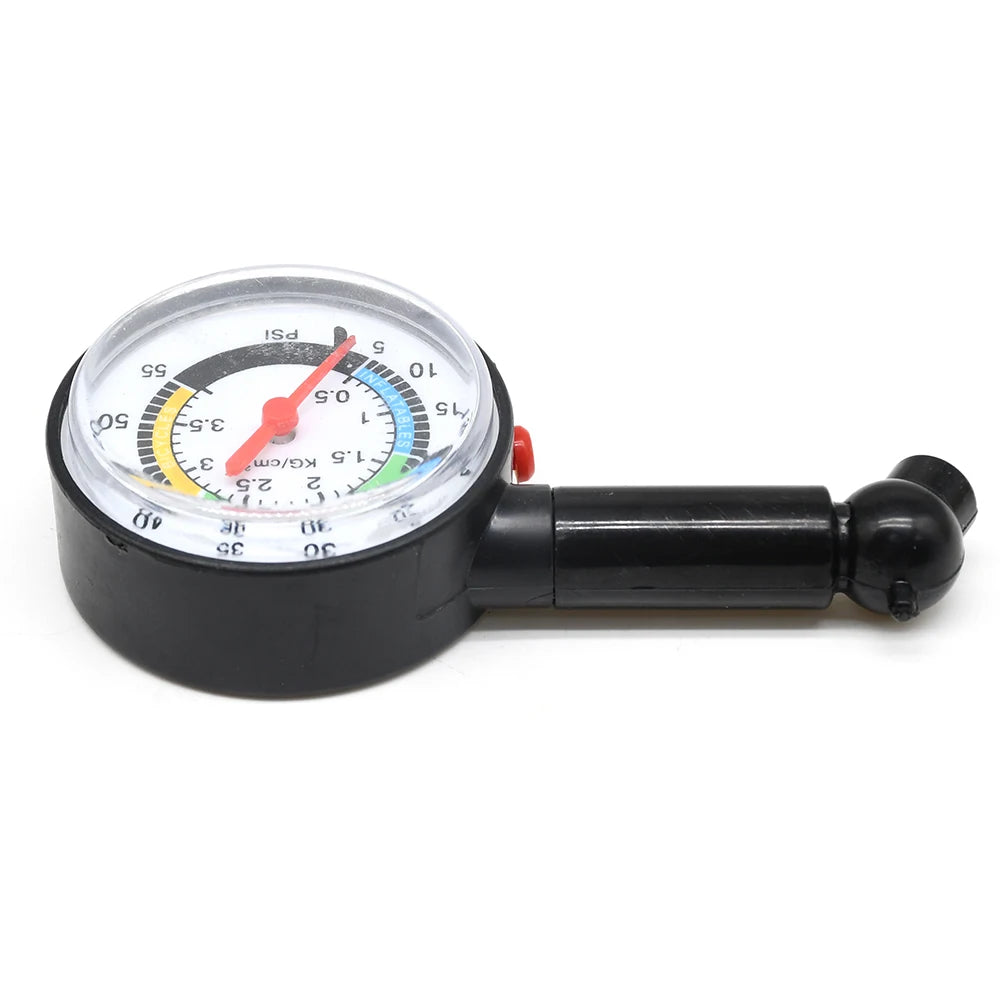Tire Pressure Gauge – Dial Meter Tire Pressure Tester for Car, Motorcycle, Truck & Bike
