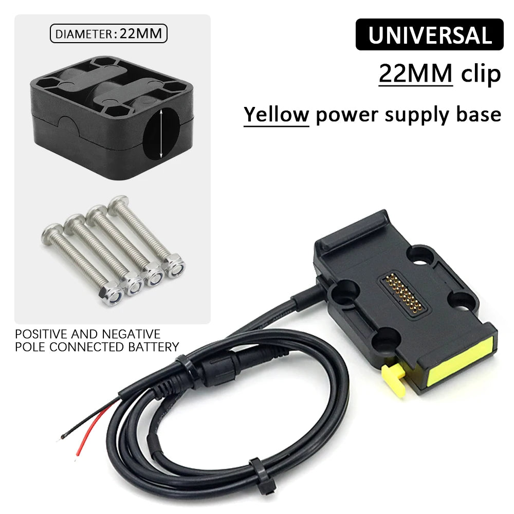 New Motorcycle Wireless Charger Navigation bracket Fast charge For Kawasaki Versys 650 For Yamaha Tracer 7 Universal GPS bracket