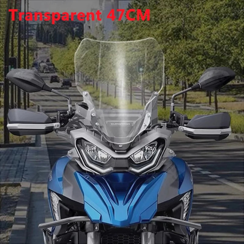 SRT900 Windscreens for QJMOTOR QJ SRT900S SRT 900 SX S 900S 900SX SRT900SX Motorcycle Accessories Windshield Wind Deflector – Aftermarket Gray Transparent +10cm +15cm +20cm