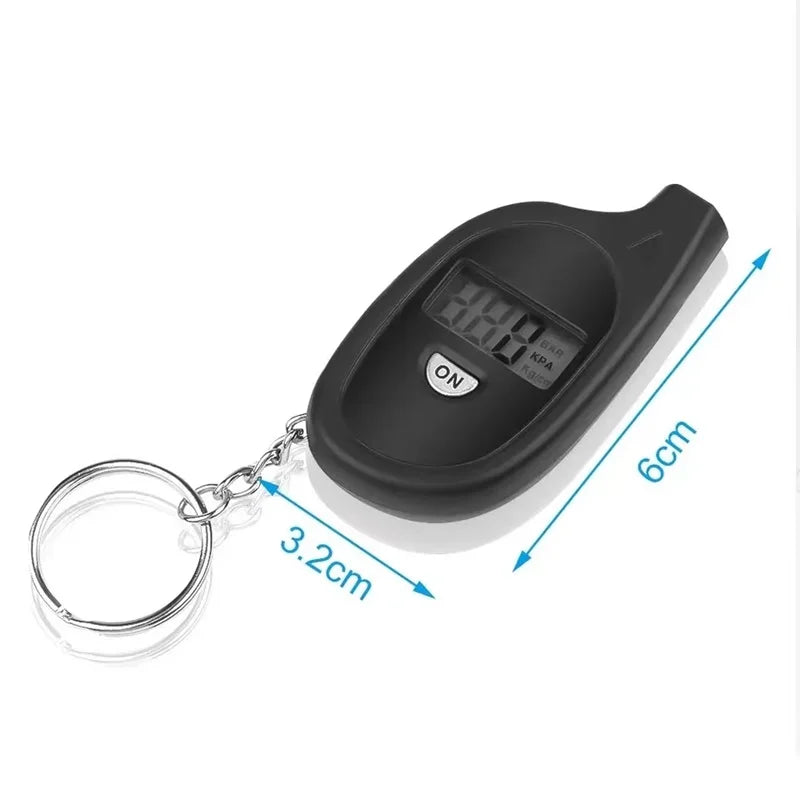 Digital Tire Pressure Gauge – LCD Display Tire Pressure Tester with Safety Alarm