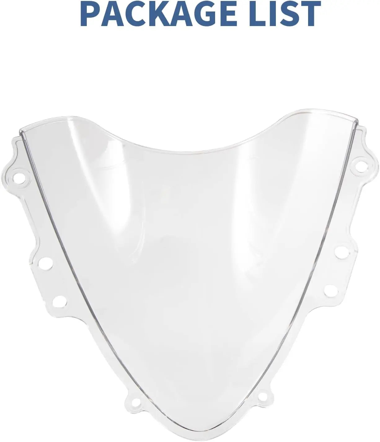 Motorcycle Windshield Windscreen Double Bubble Airflow Wind for Suzuki GSXR600 GSXR750 K4 K5 2004-2005 GSX-R 600 750 2004 2005 – ABS Plastic Black Clear Wind Deflector