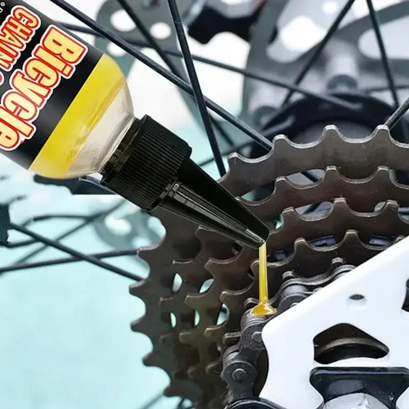 Bicycle & Motorcycle Chain Lube Dry Lube Oil – MTB Road Bike Mountain Bike Fork Flywheel Chain Cycling – 100ml / 200ml / 300ml – $12–20