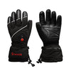 Savior Heat Battery Heated Motorcycle Gloves Goat Skin Leather 3 Shift Temperature Control Waterproof Electric Heated Gloves
