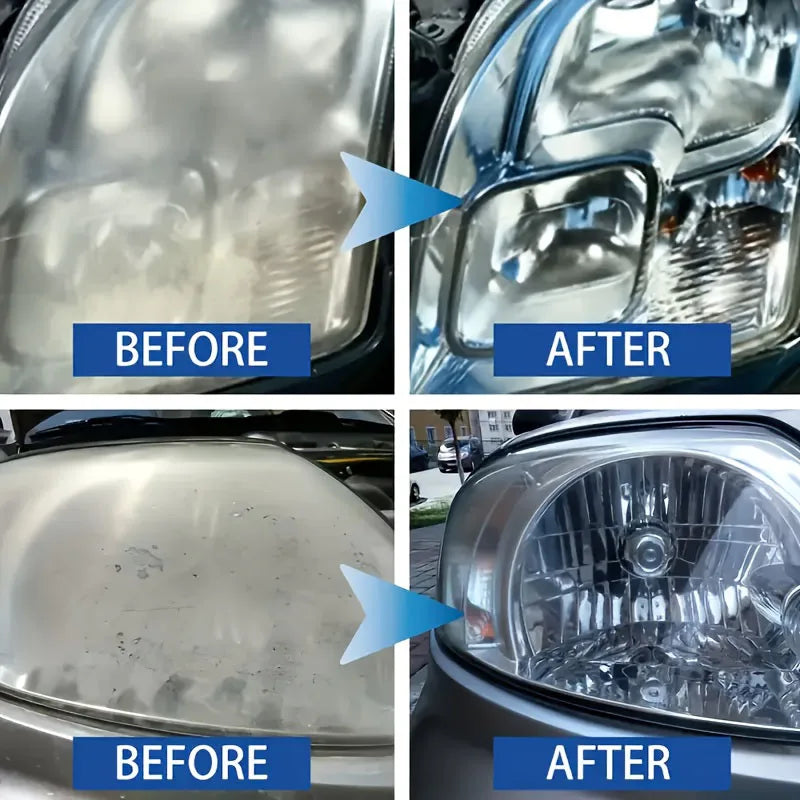 Car & Motorcycle Headlight Restoration Polish Paste – Removes Yellowing Oxidation Scratches – Restores Clarity & Night Visibility – 50g / 100g / 200g / 300g – $25