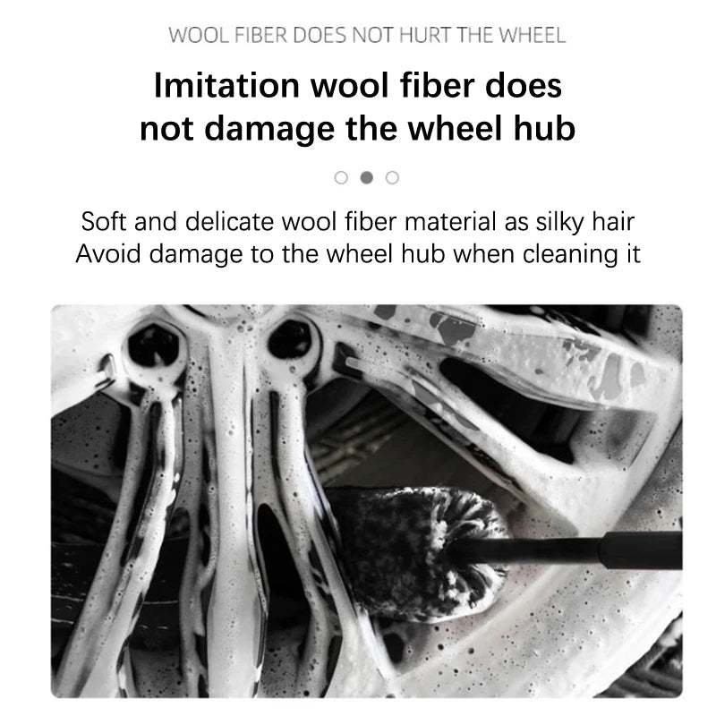 Microfiber Wheel Detailing Brush Bike