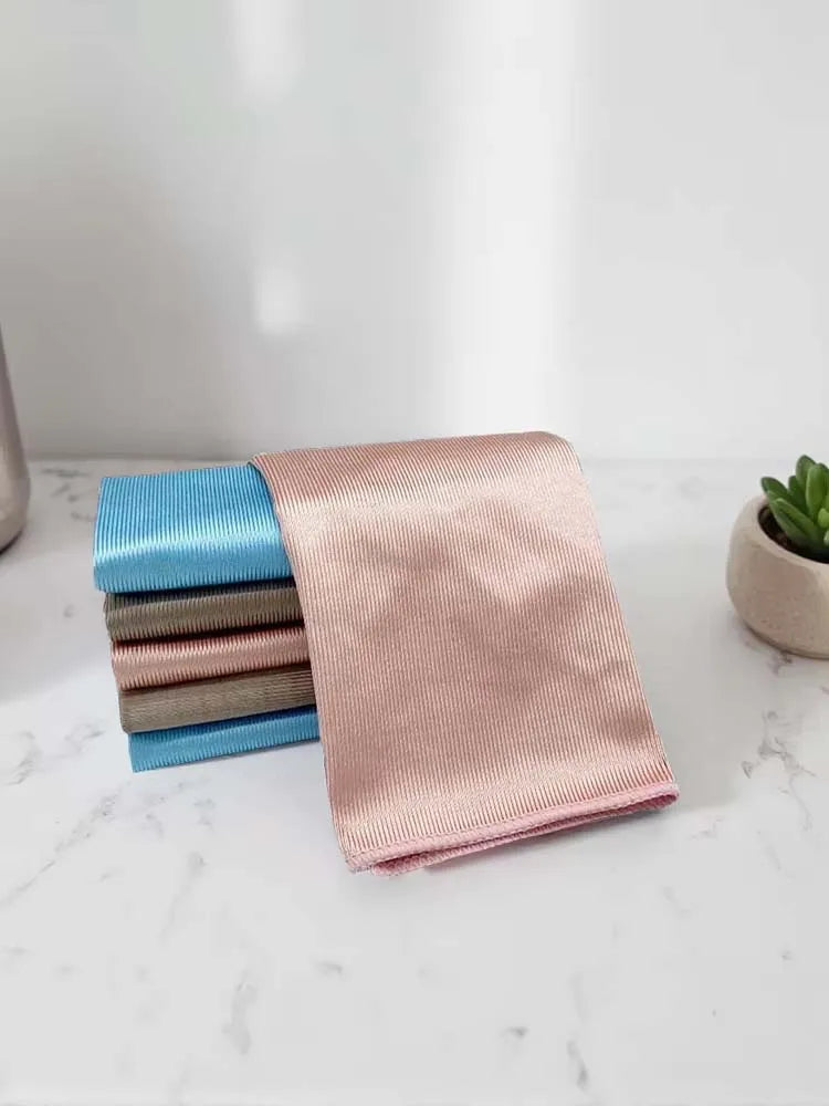 Multi-Colour Vertical Stripe Microfiber