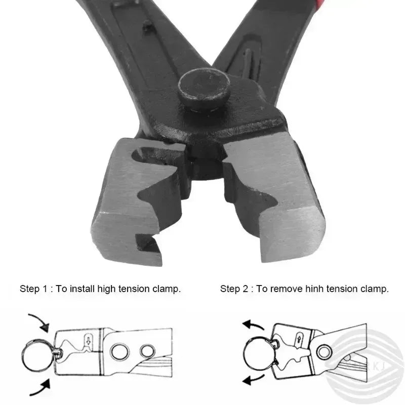 Car Oil Hose Crimping and Pinch Pliers – Brake Line Tools – Fuel Line Water Pipe Brake Line and Radiator Hose Clamp Tool for Car and Motorcycle – Red – $16