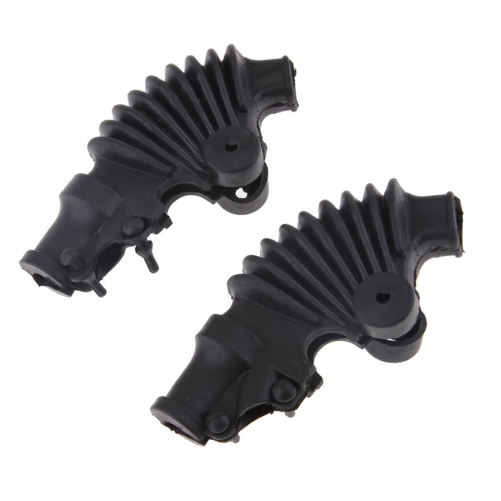 ZJ125 CG125 Clutch & Brake Cable Lever Rubber Dust Cover – 110mm Waterproof – Left & Right Pair – Black – $10